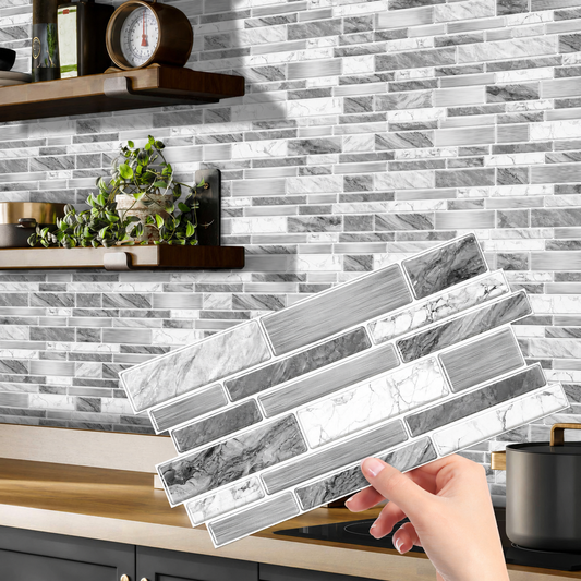 Carrara Marble Peel & Stick Backsplash
