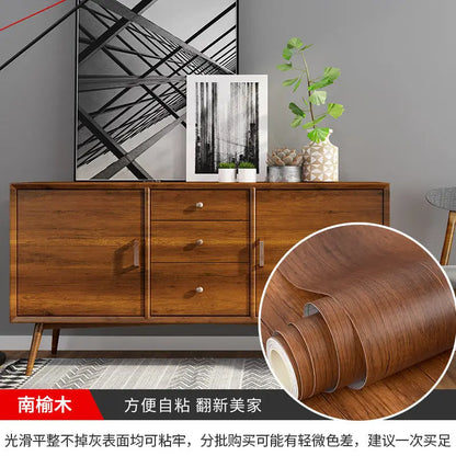 Wood Grain Peel & Stick Wallpaper — Removable, Renter-Safe