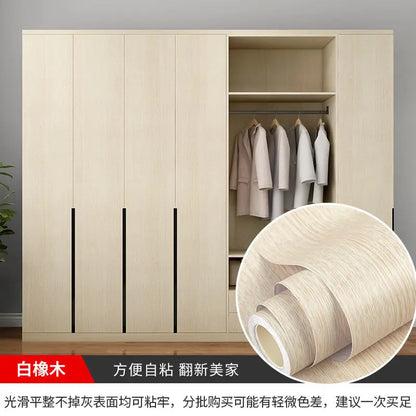 Wood Grain Peel & Stick Wallpaper — Removable, Renter-Safe