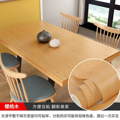 Wood Grain Peel & Stick Wallpaper — Removable, Renter-Safe