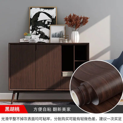 Wood Grain Peel & Stick Wallpaper — Removable, Renter-Safe