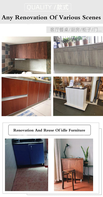 Wood Grain Peel & Stick Wallpaper — Removable, Renter-Safe