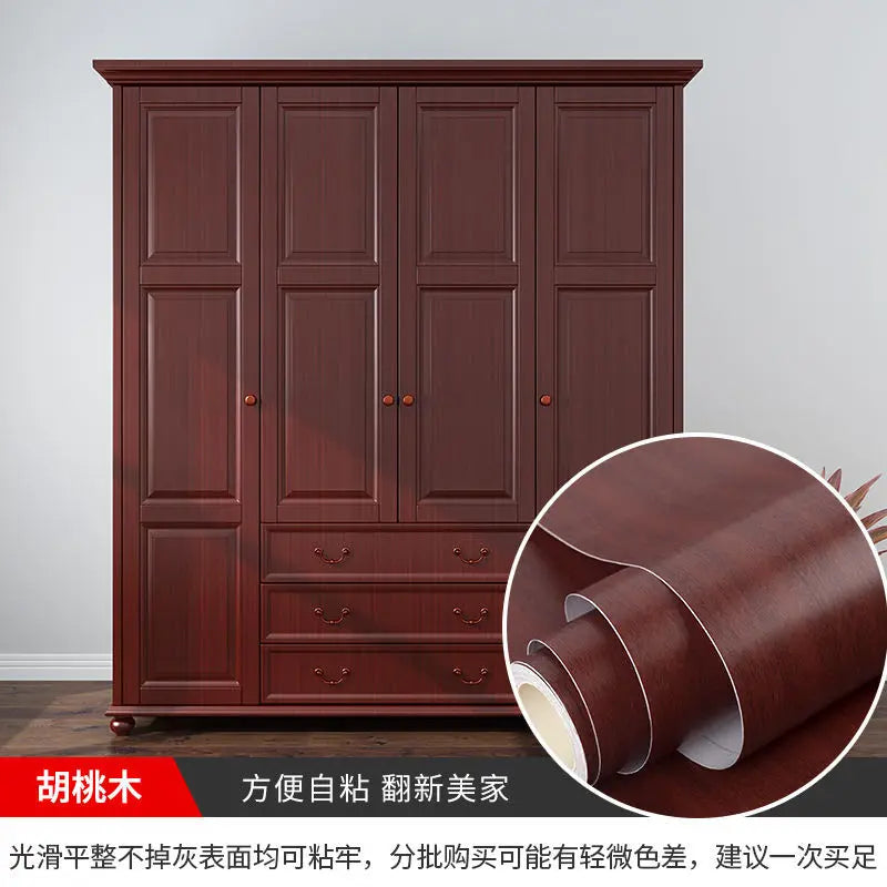 Wood Grain Peel & Stick Wallpaper — Removable, Renter-Safe