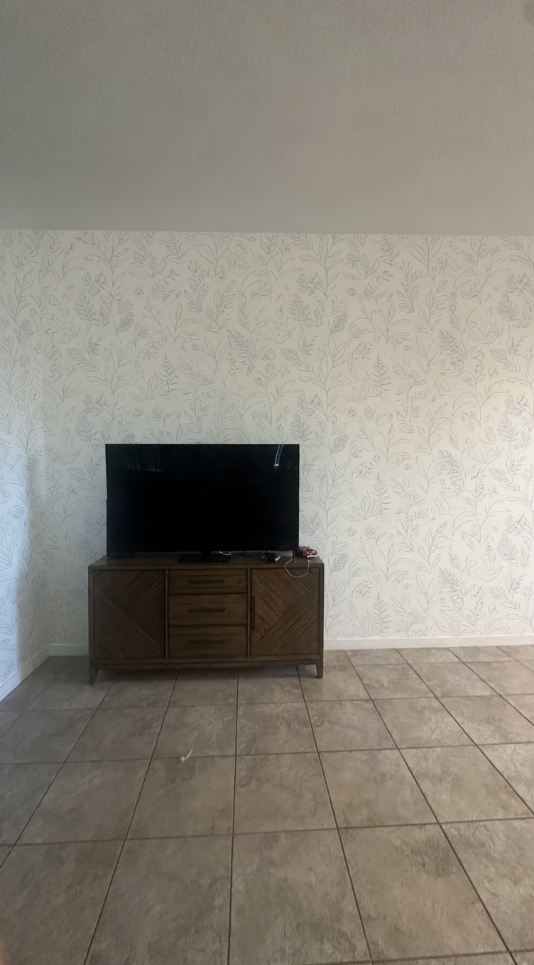 Vintage leaf peel & stick wallpaper