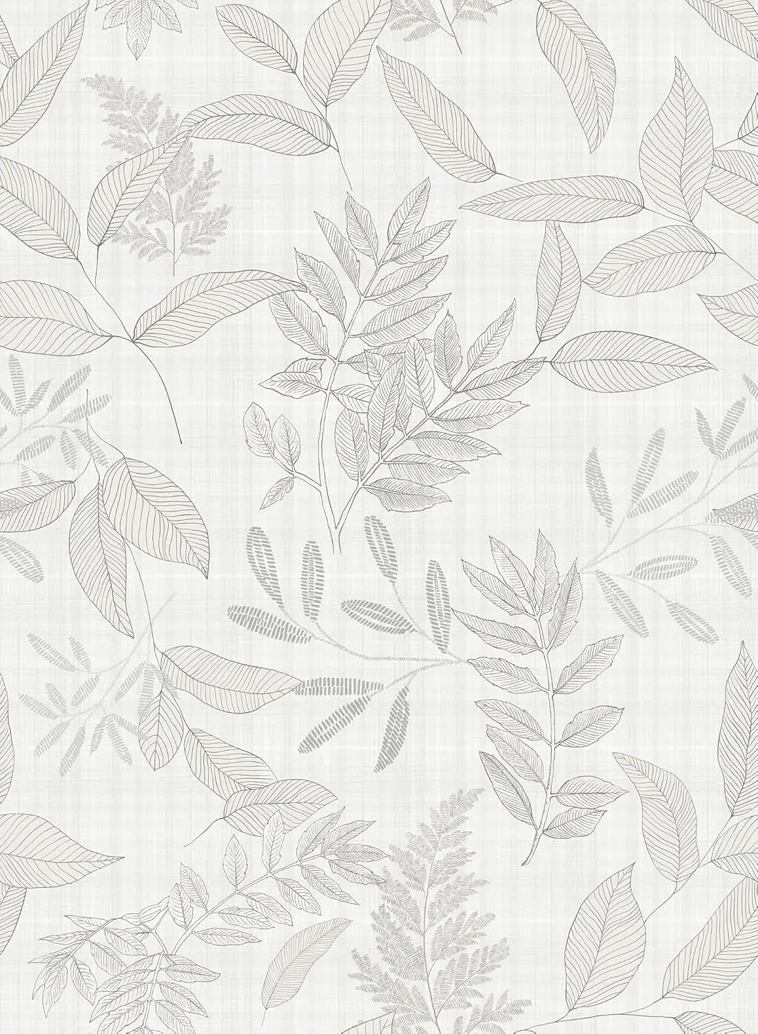 Vintage leaf peel & stick wallpaper