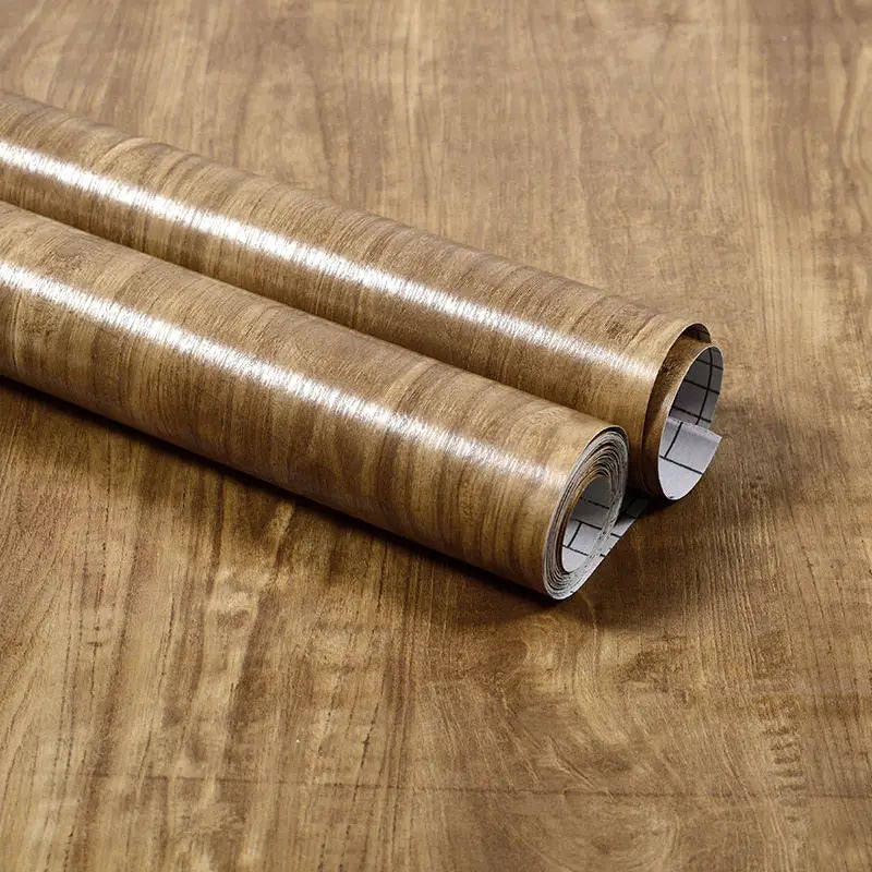 Wood Grain Peel & Stick Wallpaper — Removable, Renter-Safe
