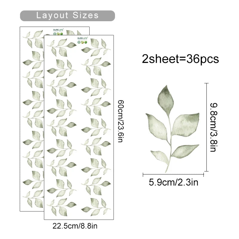 Boho Floral Wall Decals — Removable, Nursery-Safe