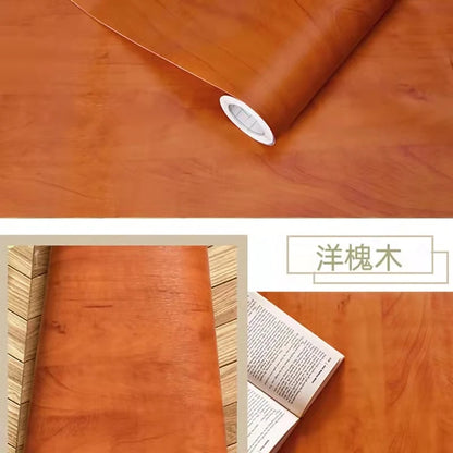 Wood Grain Peel & Stick Wallpaper — Removable, Renter-Safe
