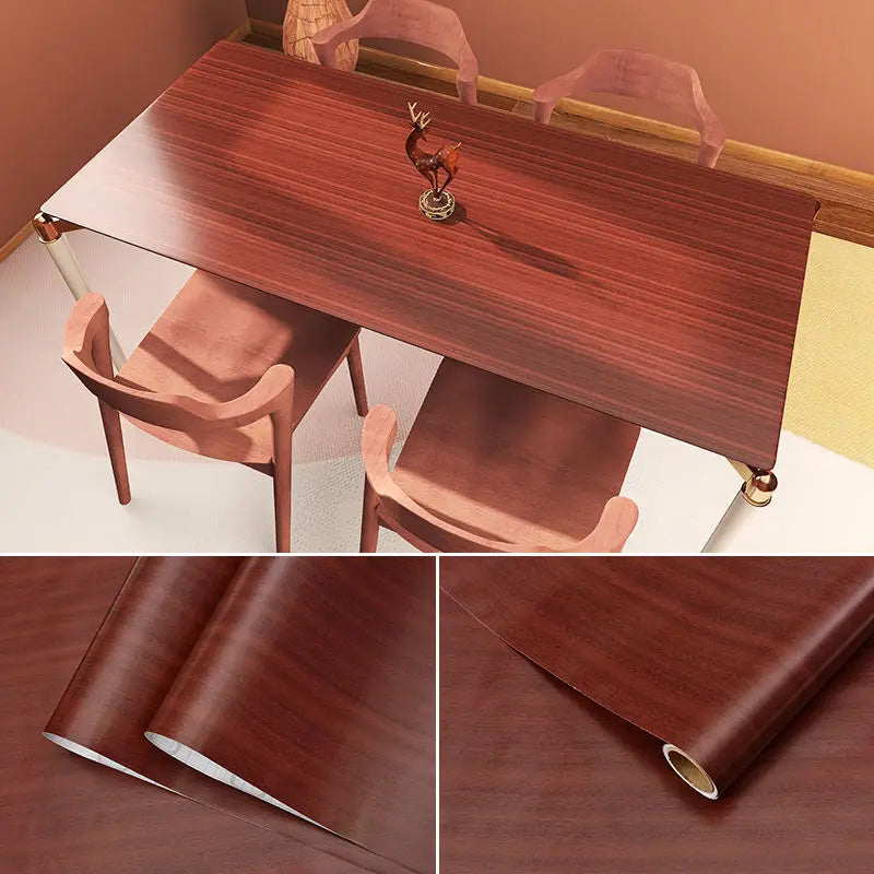 Wood Grain Peel & Stick Wallpaper — Removable, Renter-Safe