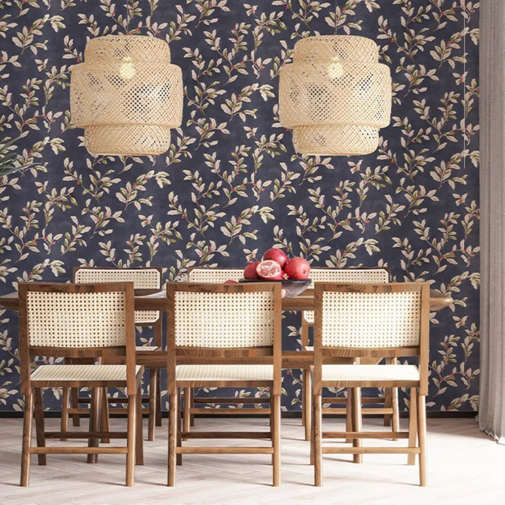 Botanical Peel & Stick Wallpaper — Removable, Renter-Safe