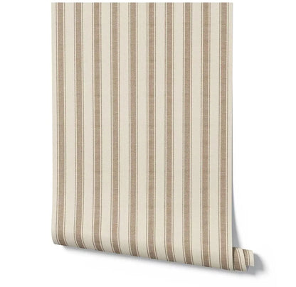 Geometric stripe peel & stick wallpaper