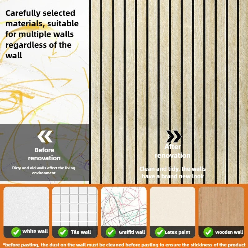 Brown grid peel & stick wallpaper
