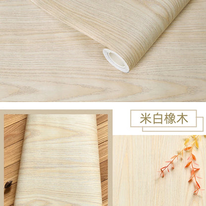 Wood Grain Peel & Stick Wallpaper — Removable, Renter-Safe