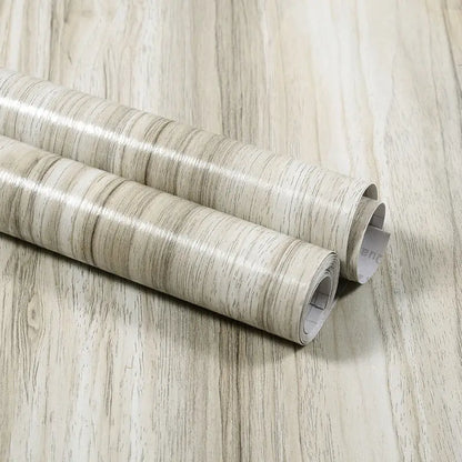 Wood Grain Peel & Stick Wallpaper — Removable, Renter-Safe