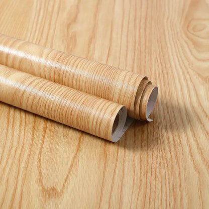 Wood Grain Peel & Stick Wallpaper — Removable, Renter-Safe