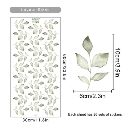 Boho Floral Wall Decals — Removable, Nursery-Safe