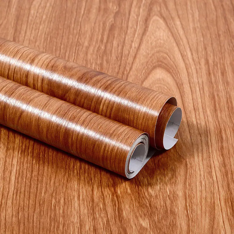 Wood Grain Peel & Stick Wallpaper — Removable, Renter-Safe