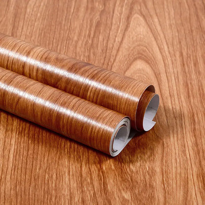 Wood Grain Peel & Stick Wallpaper — Removable, Renter-Safe