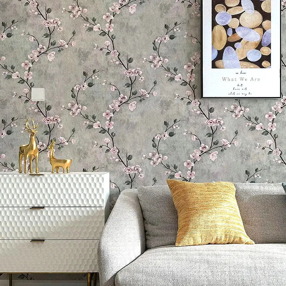 Botanical Peel & Stick Wallpaper — Removable, Renter-Safe