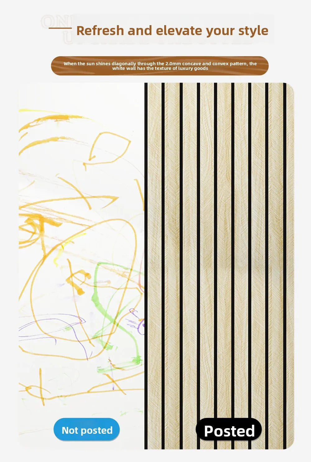 Brown Plaid Peel & Stick Wallpaper — Waterproof