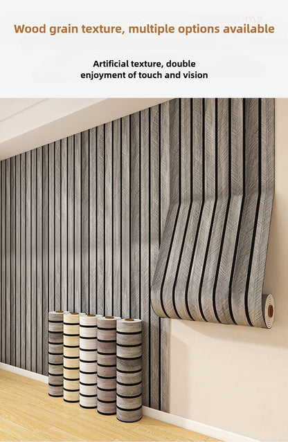 Brown Plaid Peel & Stick Wallpaper — Waterproof