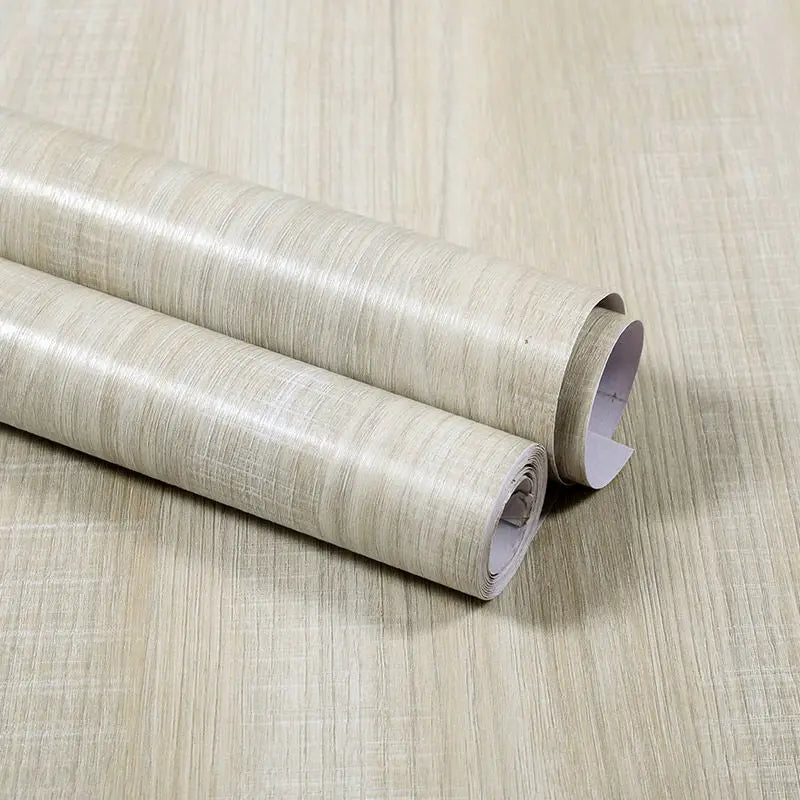 Wood Grain Peel & Stick Wallpaper — Removable, Renter-Safe
