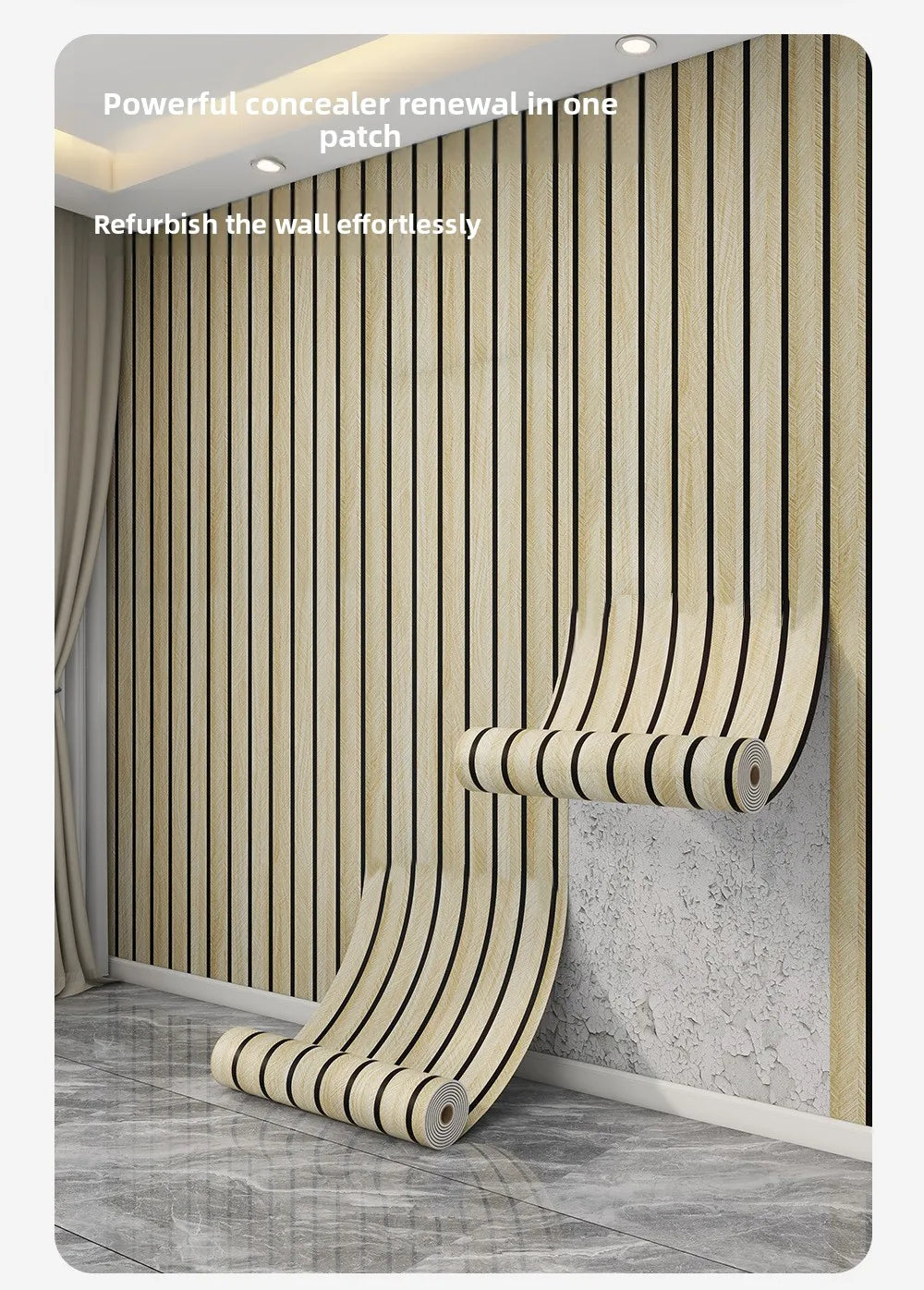 Brown Plaid Peel & Stick Wallpaper — Waterproof