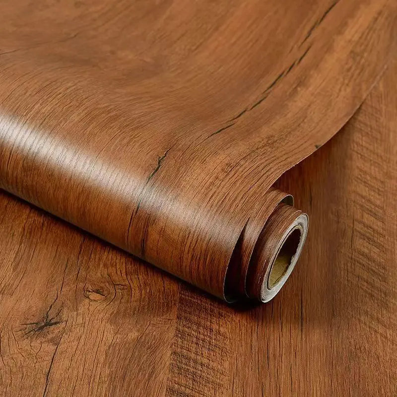 Wood Grain Peel & Stick Wallpaper — Removable, Renter-Safe