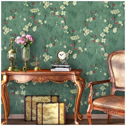 Botanical Peel & Stick Wallpaper — Removable, Renter-Safe
