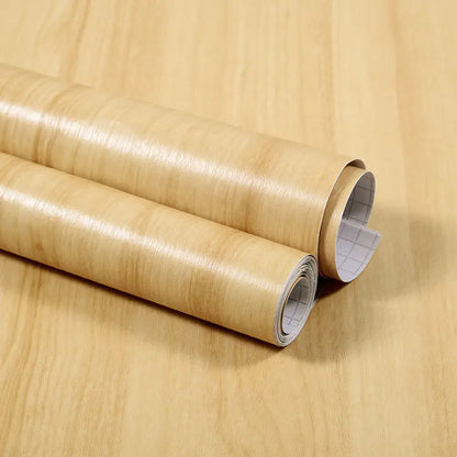 Wood Grain Peel & Stick Wallpaper — Removable, Renter-Safe