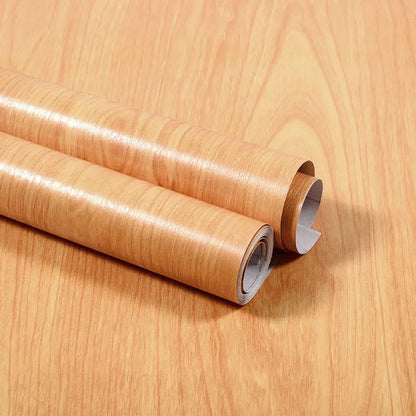 Wood Grain Peel & Stick Wallpaper — Removable, Renter-Safe