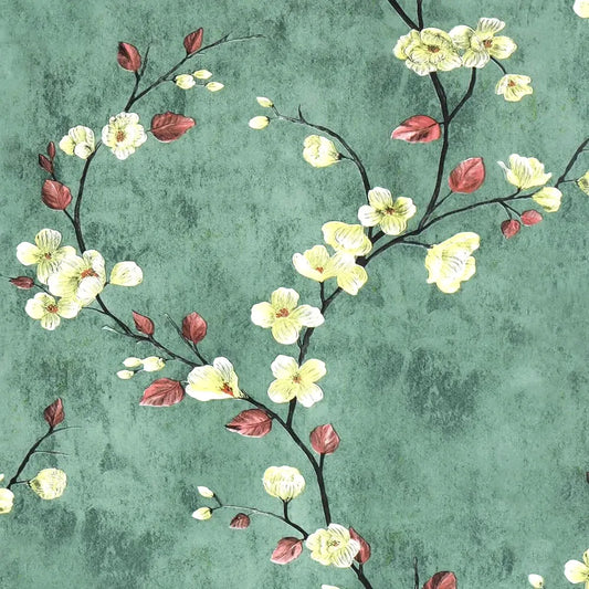 Botanical Peel & Stick Wallpaper — Removable, Renter-Safe